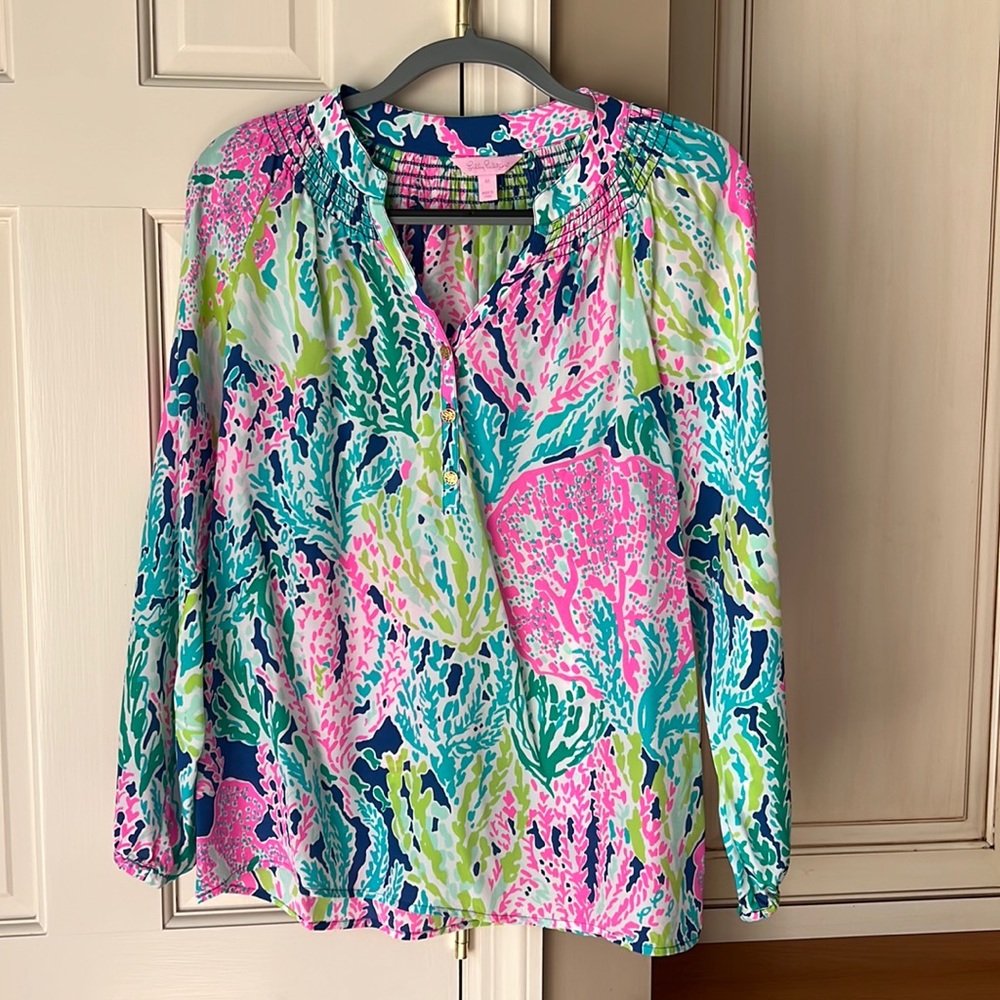 Lillly Pulitzer silk top